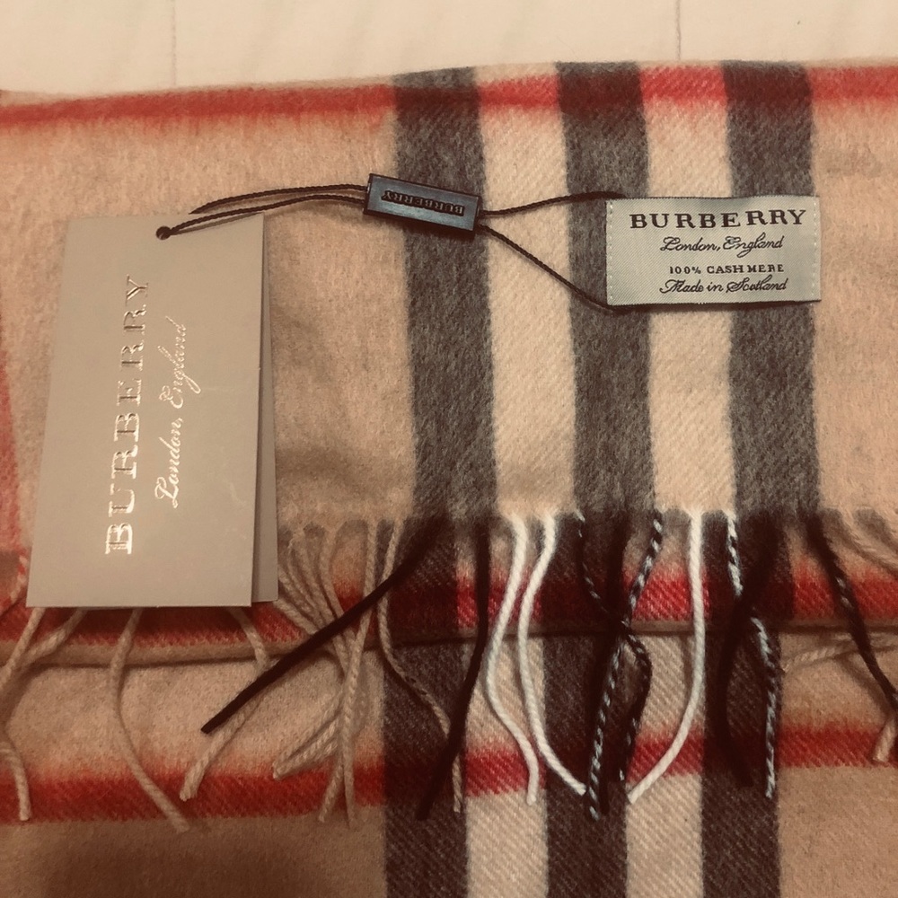 Authentic Burberry cashmere scarf